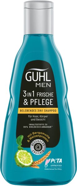 Guhl Men 3 in 1 Frische & Pflege Shampoo 250 ml von Guhl