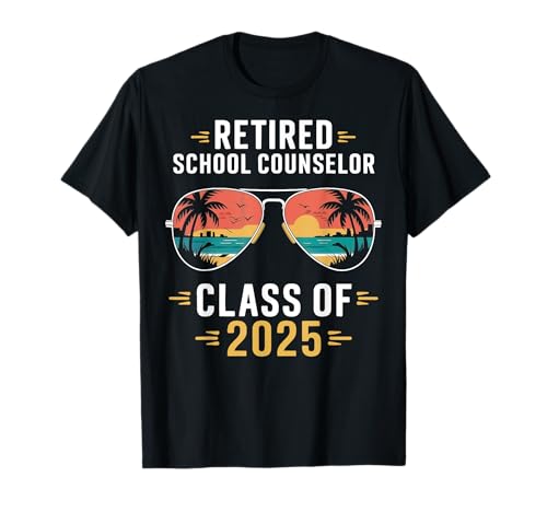 Ruhestand Schulberater Est 2025 Ruhestand Frauen Männer T-Shirt Ruhestand Schulberater Est 2025 Ruhestand Frauen Männer T-Shirt von Guidance Counselor Retirement