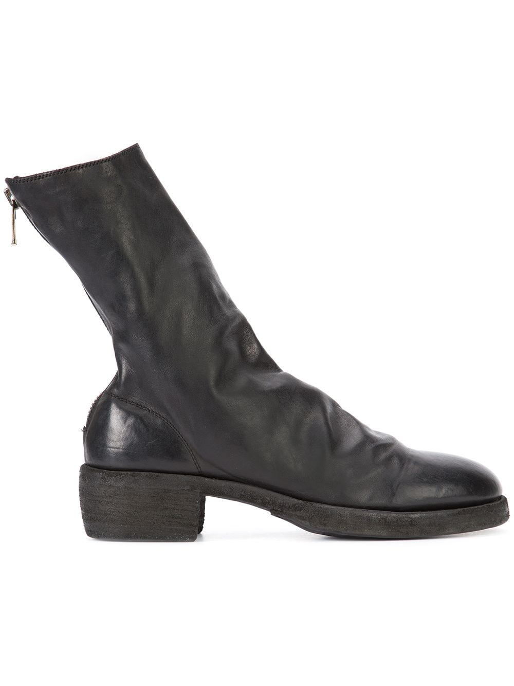 Guidi Stiefel mit Reißverschluss - Schwarz von Guidi