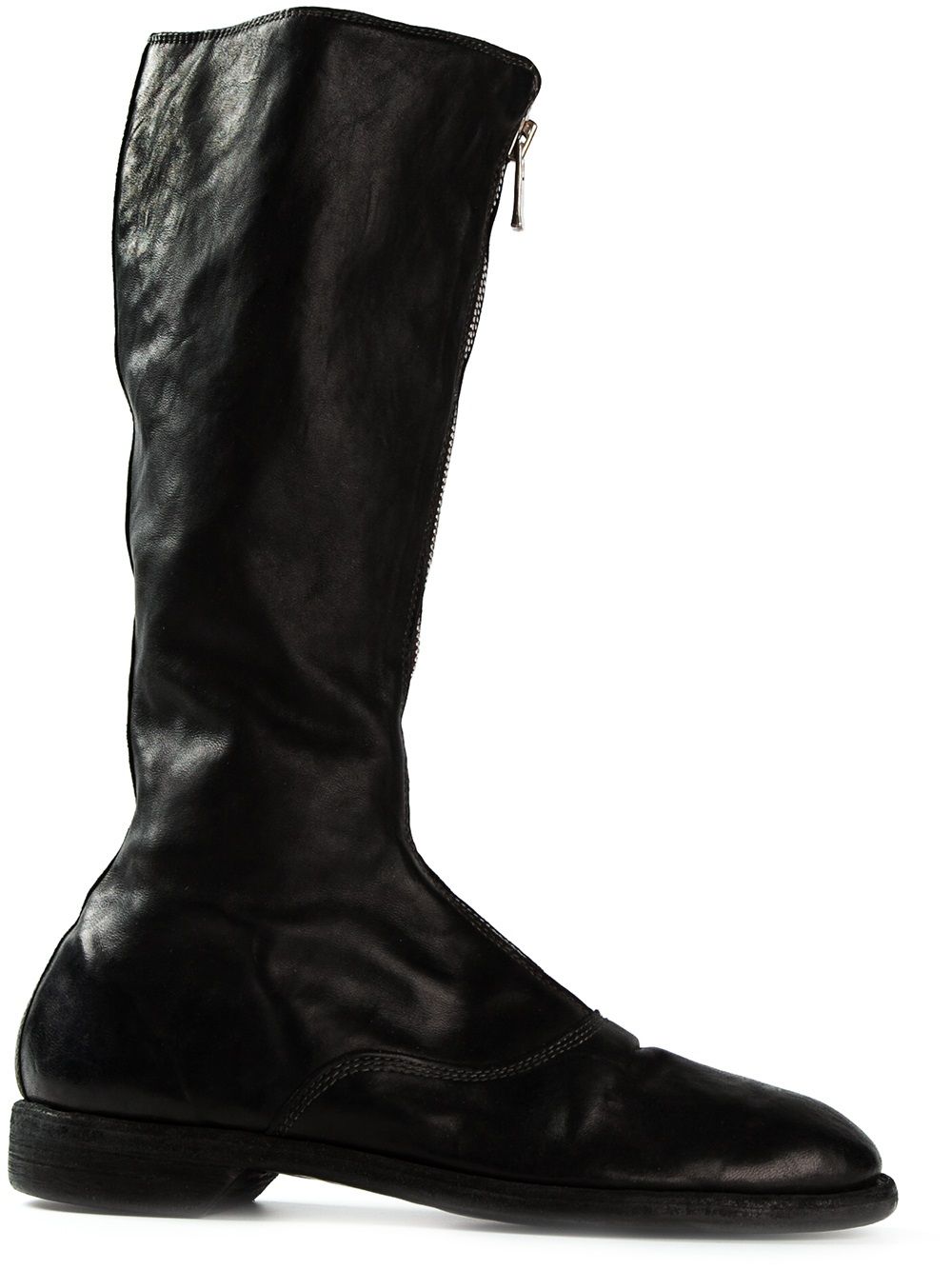 Guidi Stiefel mit Reißverschluss - Schwarz von Guidi