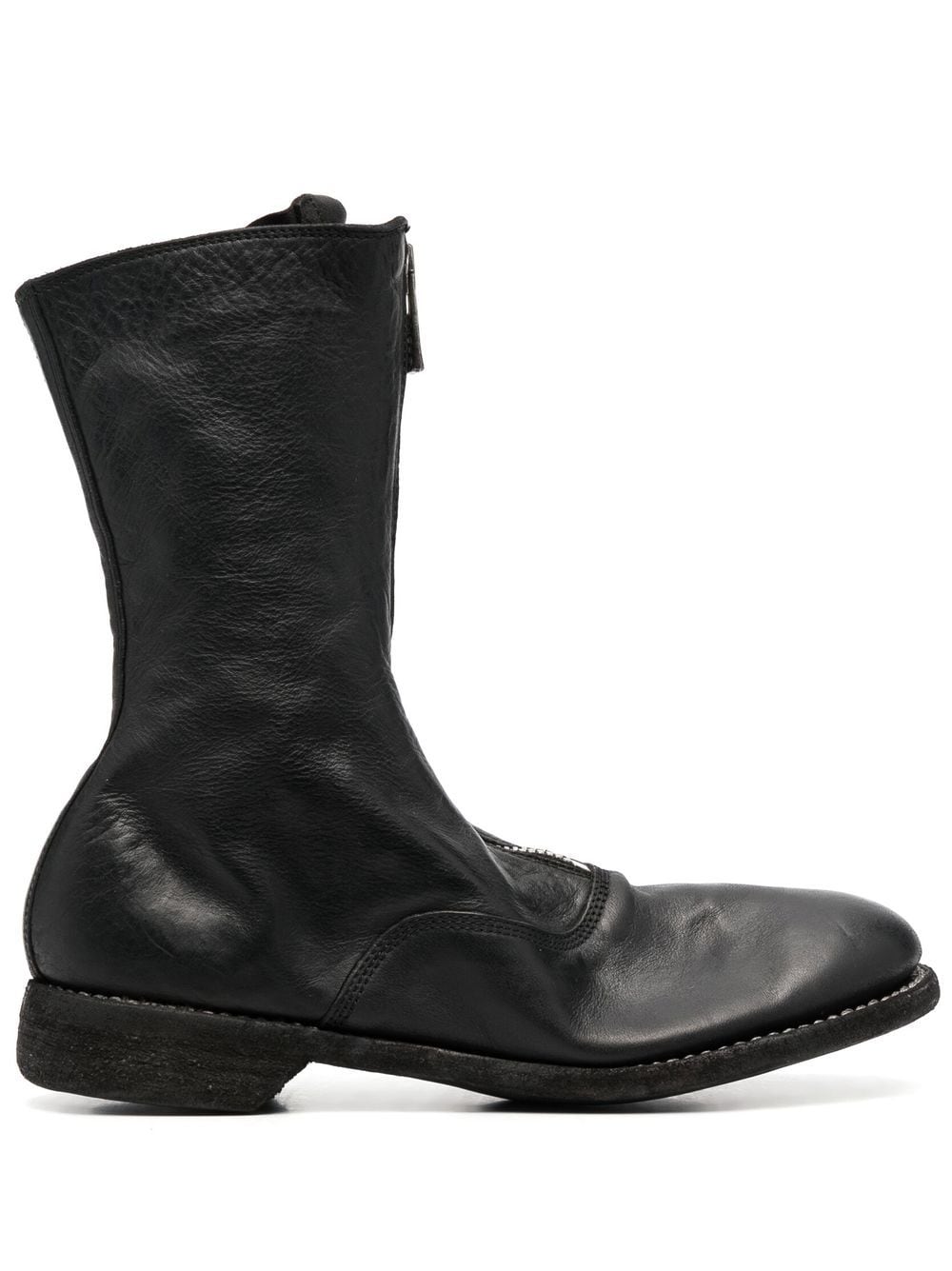 Guidi Stiefel mit runder Kappe - Schwarz von Guidi