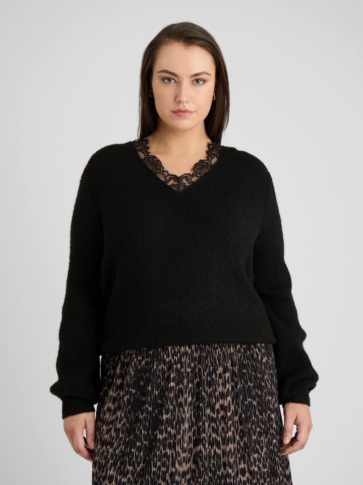 Guido Maria Kretschmer Curvy Strickpullover Ella (1-tlg) Spitze von Guido Maria Kretschmer Curvy