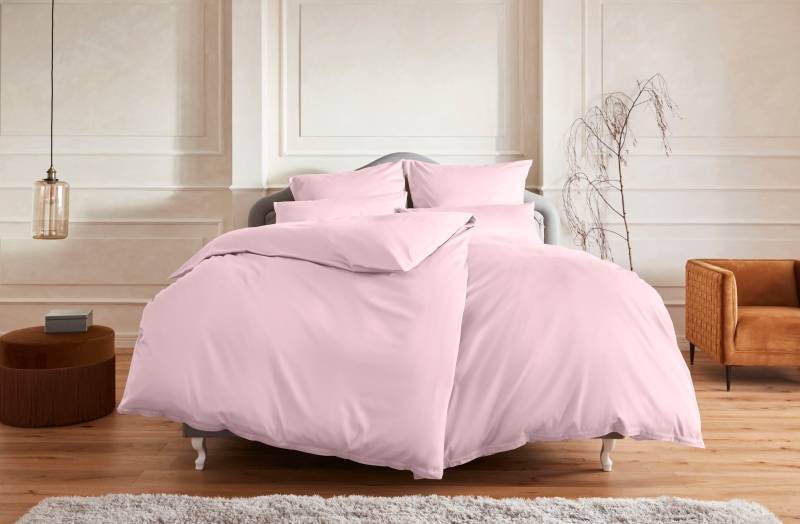 Guido Maria Kretschmer Home&Living Bettwäsche "Mila in 135x200, 155x220 oder 200x200 cm" 3 Stk. tlg. Mako-Satin, Bettwäsche aus Baumwolle, unifarbene Bettwäsche von Guido Maria Kretschmer Home & Living