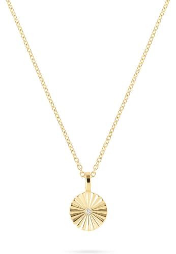 Guido Maria Kretschmer Damen-Kette 925er Silber Zirkonia One Size, Gelbgold 32030285 von Guido Maria Kretschmer Jewelry