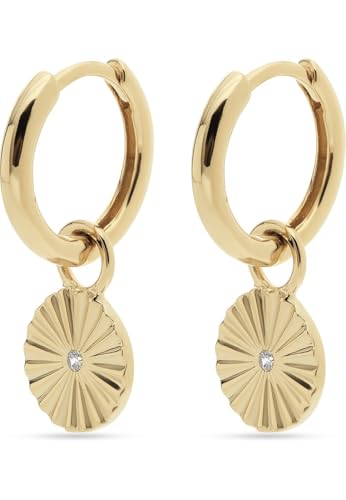 Guido Maria Kretschmer Damen-Ohrhänger 925er Silber Zirkonia One Size, Gelbgold 32030286 von Guido Maria Kretschmer Jewelry
