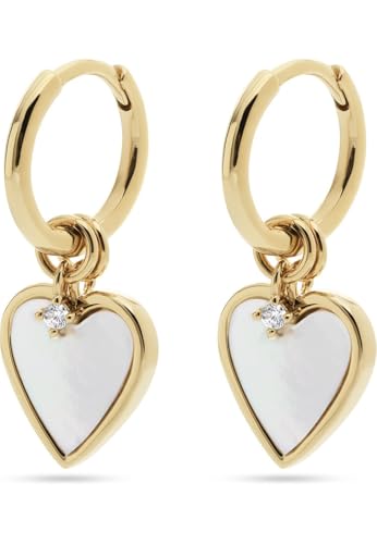 Guido Maria Kretschmer Damen-Ohrhänger 925er Silber Zirkonia One Size, Gelbgold 32030291 von Guido Maria Kretschmer Jewelry
