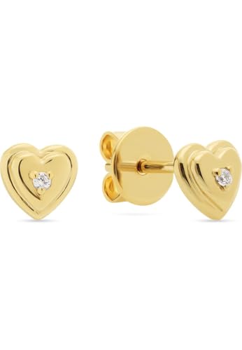 Guido Maria Kretschmer Damen-Ohrhänger 925er Silber Zirkonia One Size, Gelbgold 32030295 von Guido Maria Kretschmer Jewelry