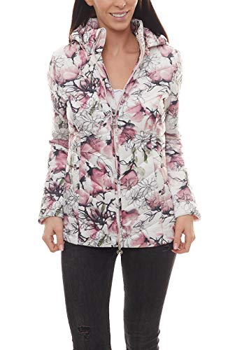 Guido Maria Kretschmer Daunen-Jacke Gesteppte Damen Outdoor-Jacke mit Blumen-Print Frühlings-Jacke Trend-Jacke Bunt, Größe:40 von Guido Maria Kretschmer