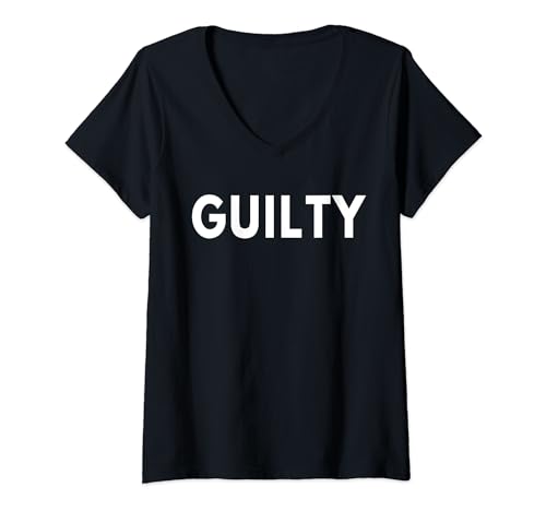Damen Guilty T-Shirt mit V-Ausschnitt Damen Guilty T-Shirt mit V-Ausschnitt von Guilty