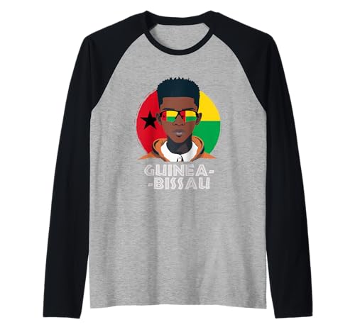Herren Guinea-Bissau Guinea-Bissauan Flagge Guinea-Bissau Junge Raglan Herren Guinea-Bissau Guinea-Bissauan Flagge Guinea-Bissau Junge Raglan von Guinea-Bissau Flag Gifts for Guinea-Bissauan Teens