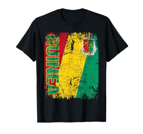 GUINEA Flagge | Damen Herren Kinder GUINEA T-Shirt von Guinea Family Shop
