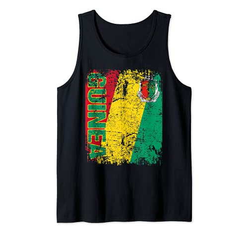 GUINEA Flagge | Damen Herren Kinder GUINEA Tank Top von Guinea Family Shop