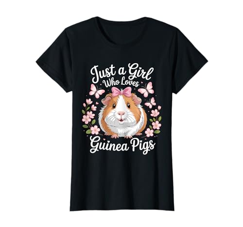 Just A Girl Who Loves Meerschweinchen T-Shirt von Guinea Pig Animal