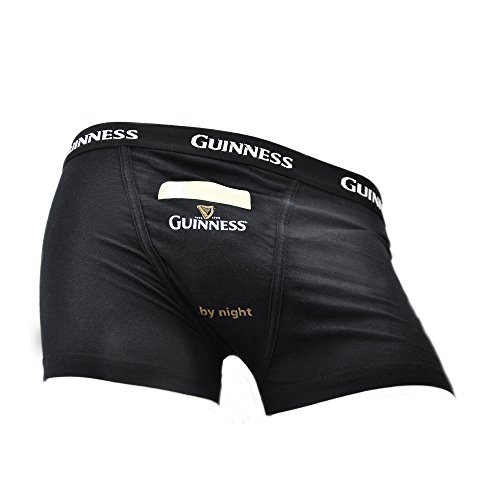 Guinness Official MerchandiseHerren Boxershort, Schwarz, L von Guinness