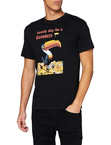 Guinness Herren G1296 T-Shirt, Black, XL von Guinness