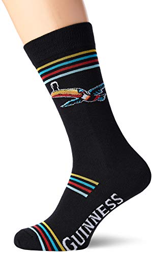 Guinness Herren BLK Guin Stripe Flying TOUC Socken, Schwarz (Schwarz Schwarz), Einheitsgröße von Guinness