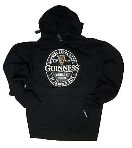 Guinness Hoodie mit St. James Gate Brauerei Logo (XL) von Guinness