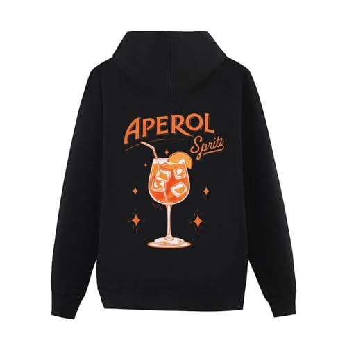 Guiran Aperol Spritz Hoodie Damen – Geschenkidee für Cocktail Fans & Party Liebhaber von Guiran