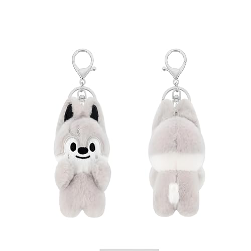 Guiran Leebit Plüsch Schlüsselanhänger – BangChan Lee Know Changbin Hyunjin Han Felix Seungmin I.N SKZOO KPOP Fanartikel für Kinder, Jugendliche, Fans, trendige Geschenkidee von Guiran