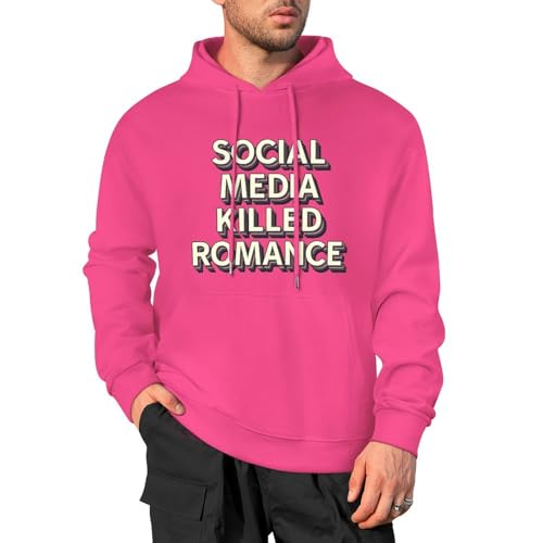 Guiran Social Media Hoodie – Killed Romance, Lustiger Kapuzenpullover für Paare, Frauen & Männer von Guiran