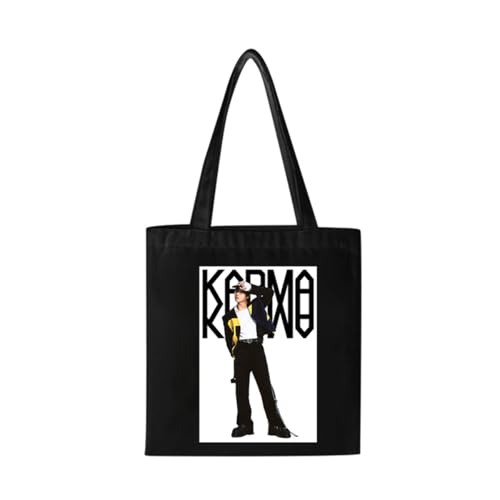 Guiran Stray Canvas Tote Bag – SKZ-Inspirierte Schultertasche für STAY Fans – Wiederverwendbare Einkaufstasche im minimalistischen Style von Guiran