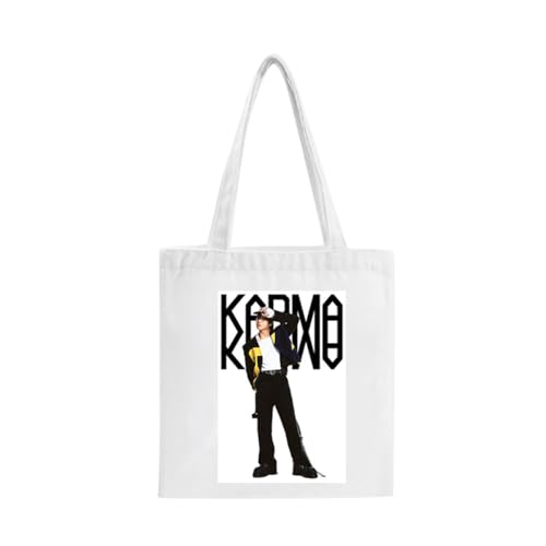 Guiran Stray Canvas Tote Bag – SKZ-Inspirierte Schultertasche für STAY Fans – Wiederverwendbare Einkaufstasche im minimalistischen Style von Guiran