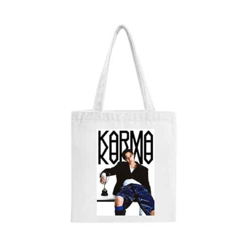 Guiran Stray Canvas Tote Bag – SKZ-Inspirierte Schultertasche für STAY Fans – Wiederverwendbare Einkaufstasche im minimalistischen Style von Guiran