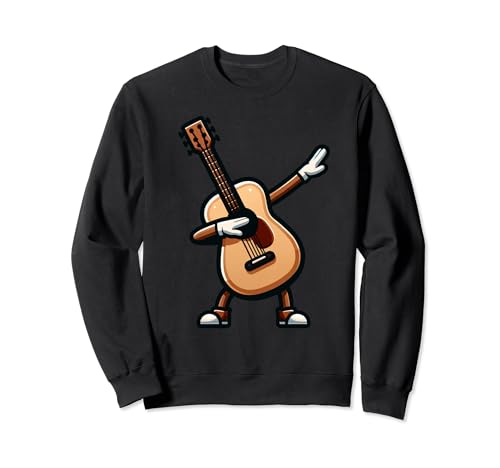 Lustige Gitarre Dabbing Akustische Musik Konzert Männer Jungen Mädchen Sweatshirt Lustige Gitarre Dabbing Akustische Musik Konzert Männer Jungen Mädchen Sweatshirt von Guitar ByAxis1