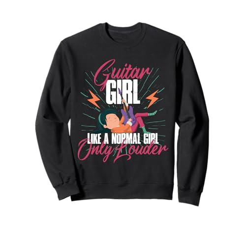 Guitar Girl Sweatshirt Guitar Girl Sweatshirt von Guitar Girl Kleidung