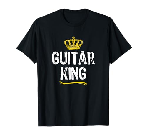 Guitar King Men Boys Player Funny Cool Drummer Guitarist T-Shirt von Guitar King Clothing