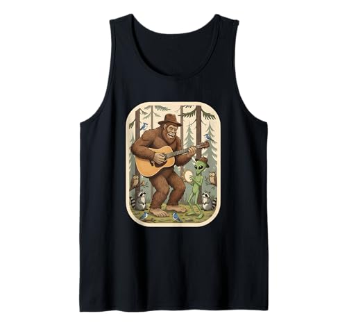 Bigfoot Gitarrenspieler Männer Jungen Sasquatch Band Jam Session Tank Top Bigfoot Gitarrenspieler Männer Jungen Sasquatch Band Jam Session Tank Top von Guitar Player Bigfoot Designs For Men and Boys