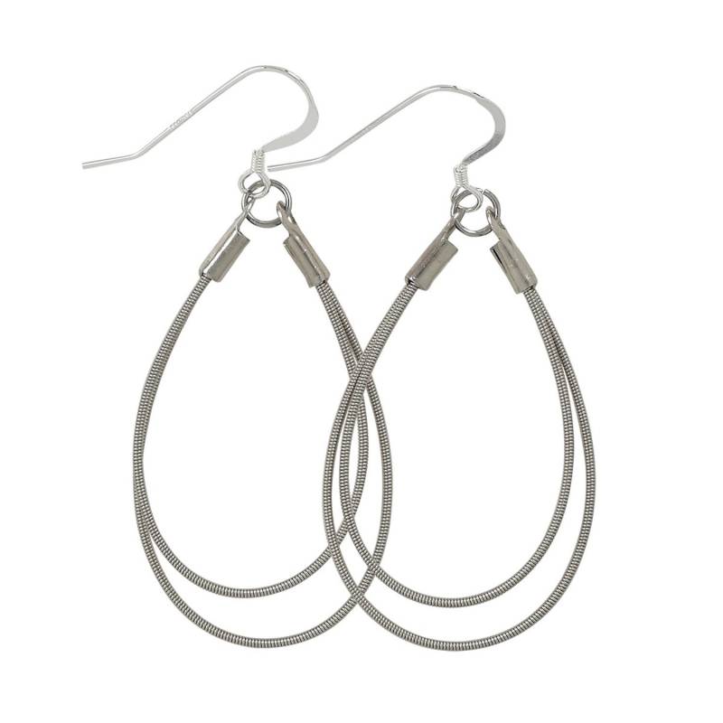 Doppel Teardrop Gitarre String Ohrringe Doppel Teardrop Gitarre String Ohrringe von GuitarStringJewelry
