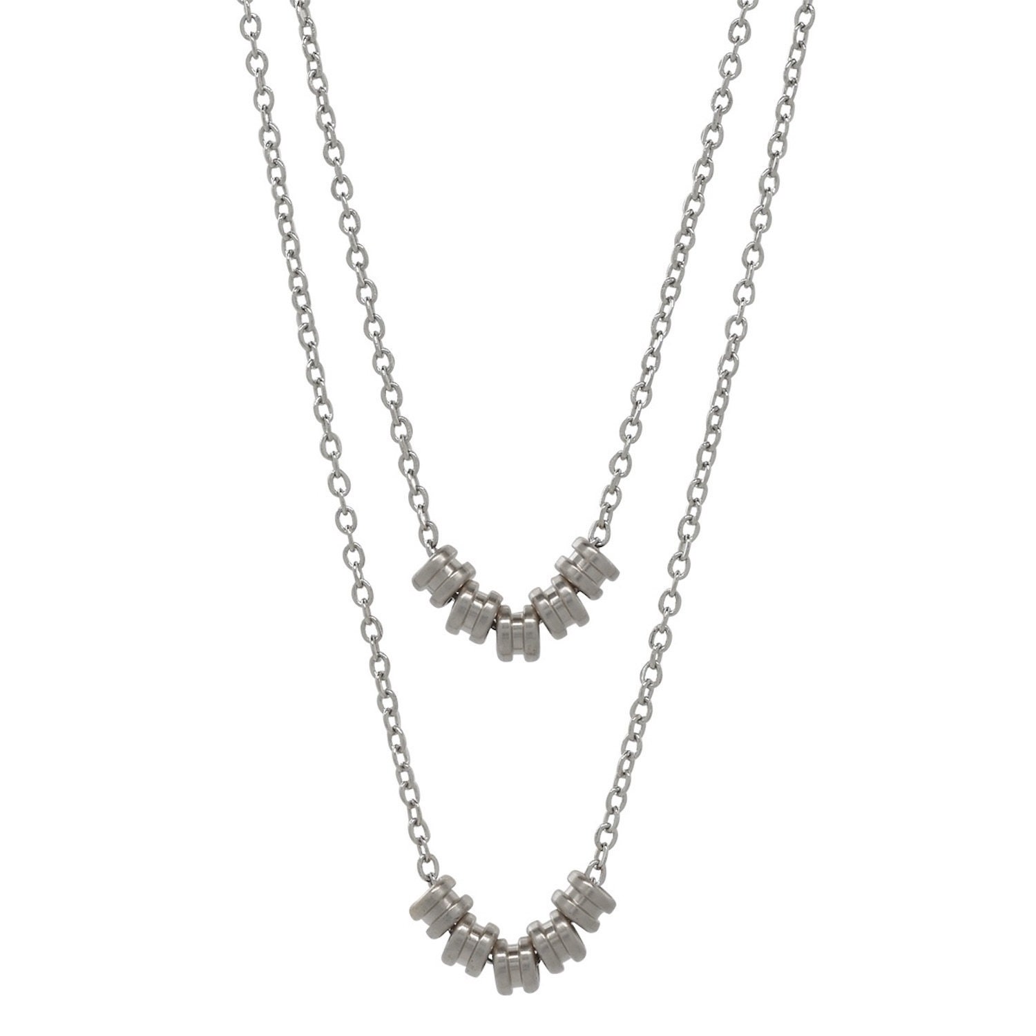 Doppelschicht Gitarre Saiten-Kugel-Ende-Halskette Doppelschicht Gitarre Saiten-Kugel-Ende-Halskette von GuitarStringJewelry