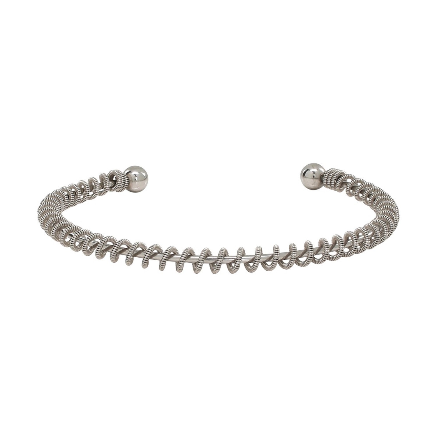 Gitarrensaiten-Manschettenarmband - Abgewickelt Gitarrensaiten-Manschettenarmband - Abgewickelt von GuitarStringJewelry