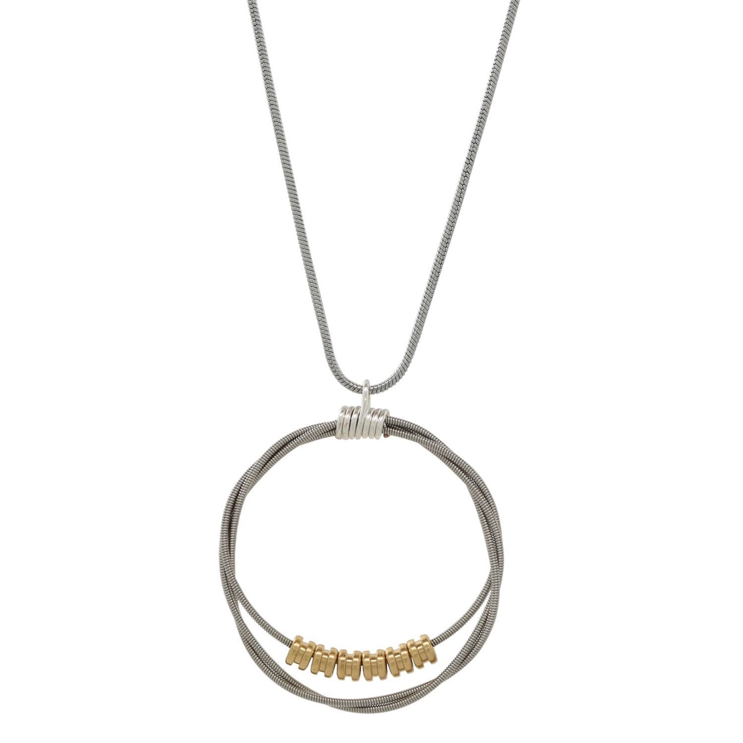 Song-Kreis-Ball-Ende Gitarre String Halskette Song-Kreis-Ball-Ende Gitarre String Halskette von GuitarStringJewelry