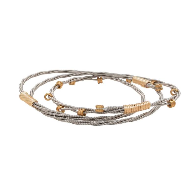 Triplet Gitarrensaiten Armreif Triplet Gitarrensaiten Armreif von GuitarStringJewelry