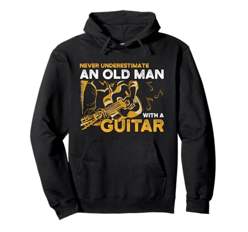 Guitarist Gifts Never Underestimate An Old Man With A Guitar Pullover Hoodie Guitarist Gifts Never Underestimate An Old Man With A Guitar Pullover Hoodie von Guitarist - Old Man With Guitar - DressedForDuty