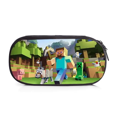 Federmäppchen, 3D Stifttasche Hohe Kapazität Schreibwarenetui World Doppelter Reißverschluss Mäppchen Bunte Bleistiftkasten für Studenten Lernen und Büro Supplies, Kinder Geschenk von Gujey