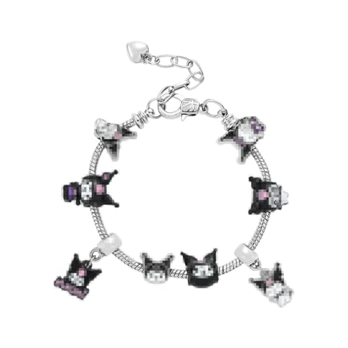 Gujey Kuroml Armband, Kuroml Bracelet, Kuroml Mädchen Armbänder Kinder, Kuroml Anhänger, Armband Kuro Zubehör für Freunde Töchter Mutter Kollegen Frauen von Gujey