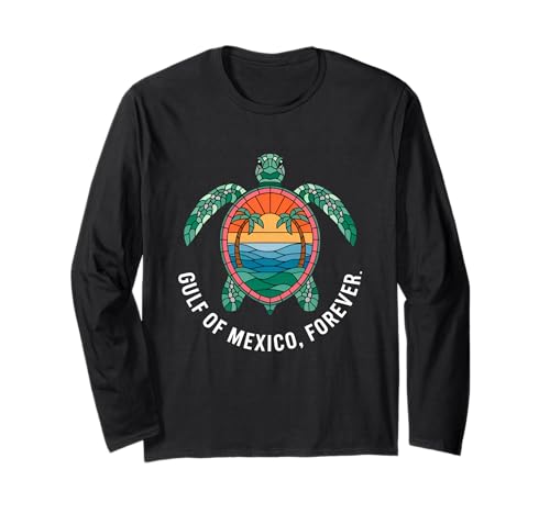 Damen Golf von Mexiko Beach Palms Sommerurlaub Langarmshirt Damen Golf von Mexiko Beach Palms Sommerurlaub Langarmshirt von Gulf Of Mexico Forever Mexico Souvernir Apparel