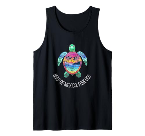 Damen Golf von Mexiko Beach Palms Sommerurlaub Tank Top Damen Golf von Mexiko Beach Palms Sommerurlaub Tank Top von Gulf Of Mexico Forever Mexico Souvernir Apparel