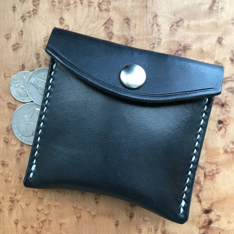 Leder Münzbeutel, Schwarz Oder Braun Tasche Münzhalter, Geldbörse, Wechselhalter Leder Münzbeutel, Schwarz Oder Braun Tasche Münzhalter, Geldbörse, Wechselhalter von GullandArtisans