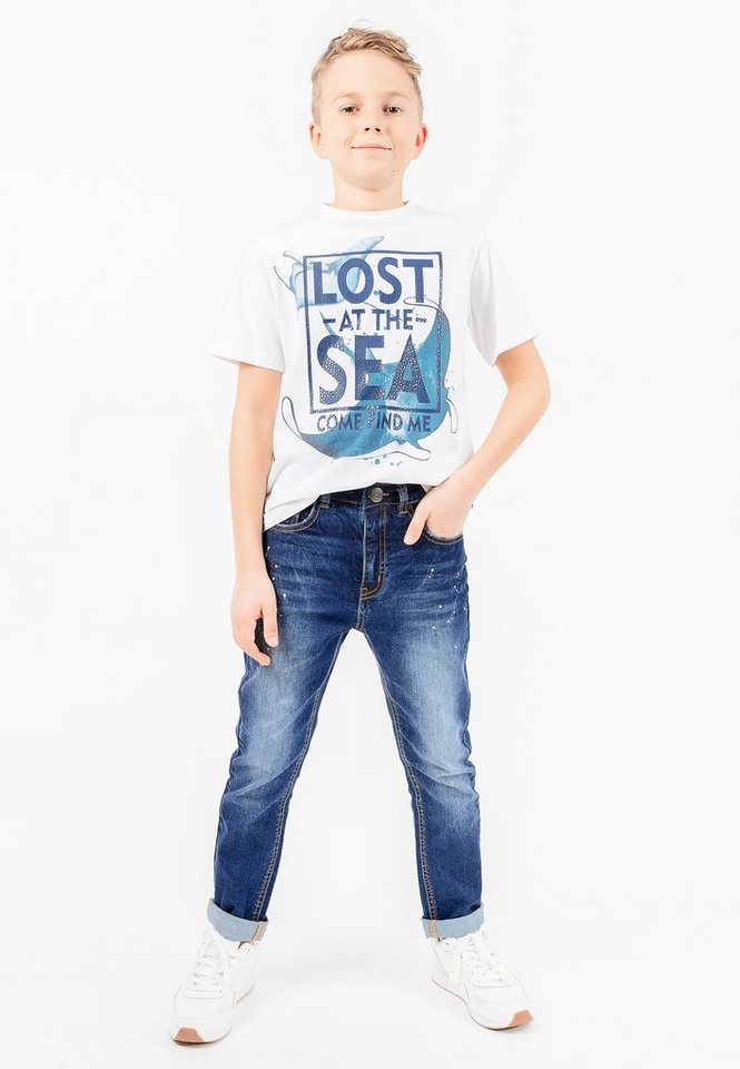 Gulliver Bequeme Jeans Casual Denim mit Bündchen von Gulliver