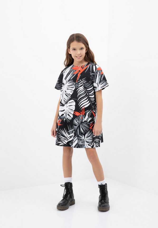 Gulliver Jerseykleid mit floralem Allover-Print von Gulliver