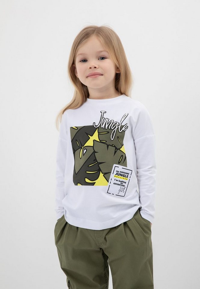 Gulliver Langarmshirt mit coolem Frontdruck von Gulliver