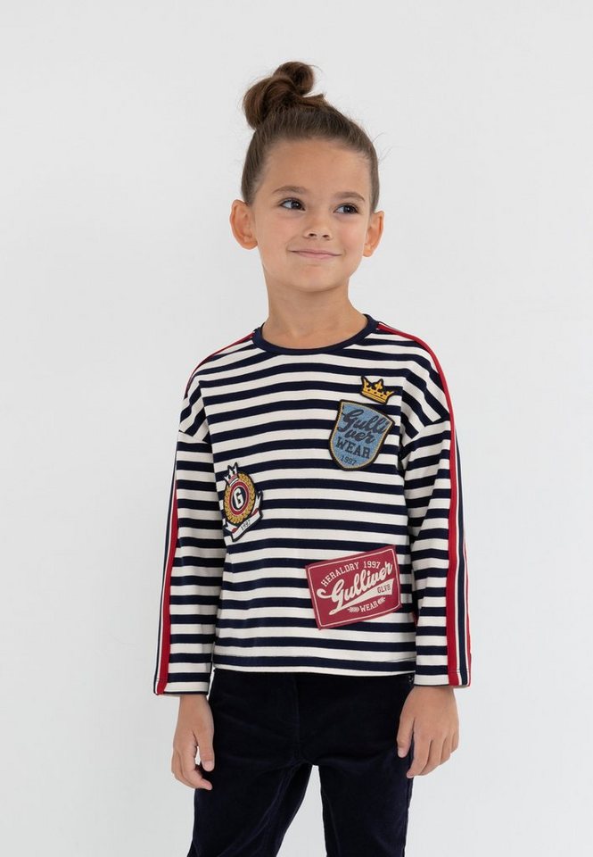 Gulliver Langarmshirt mit farbigen Patches von Gulliver