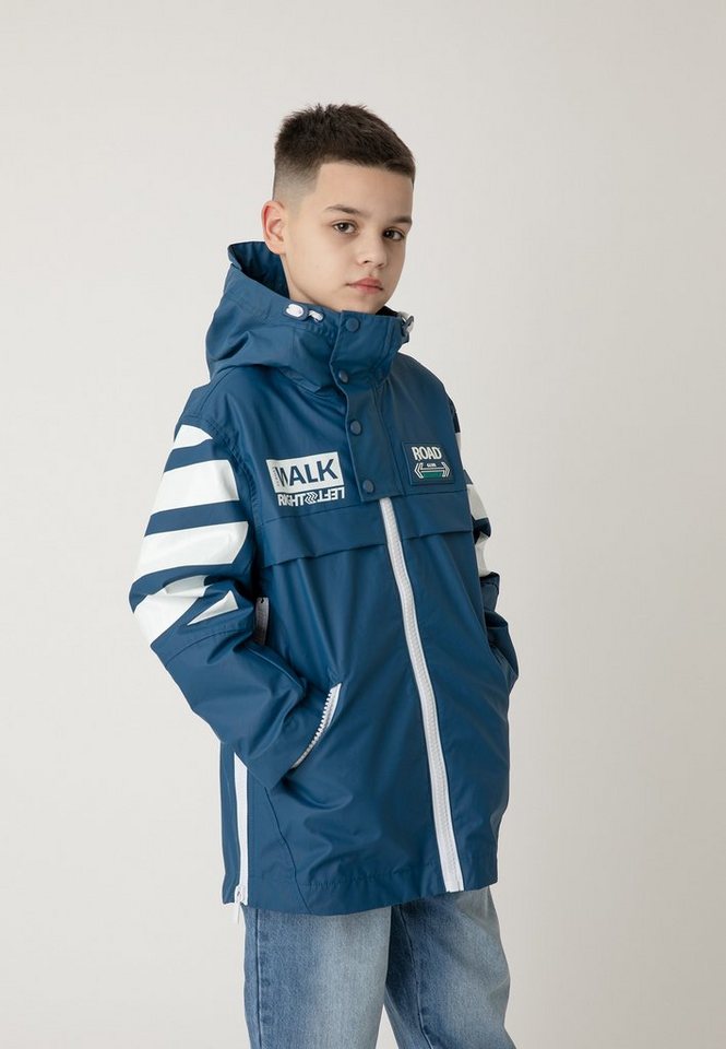 Gulliver Outdoorjacke mit kontrast Print und Kapuze von Gulliver