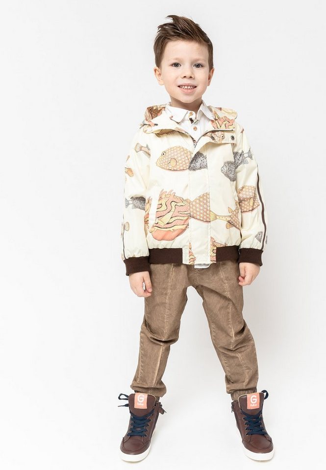 Gulliver Outdoorjacke mit stylischem Print und Kapuze von Gulliver