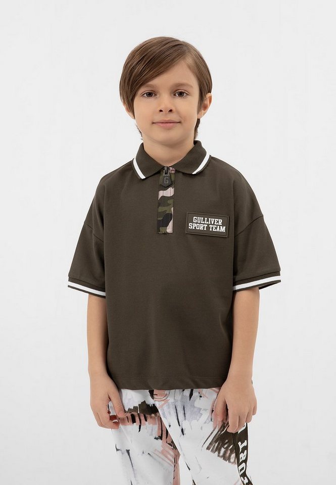 Gulliver Poloshirt mit stylischen Kontrastprints von Gulliver