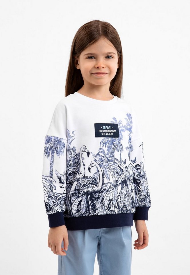 Gulliver Sweatshirt mit modischem Allover-Print von Gulliver